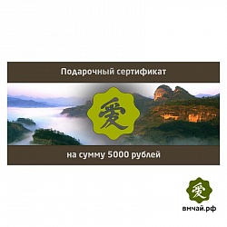 Подарочный сертификат на сумму 5000 р. - 2