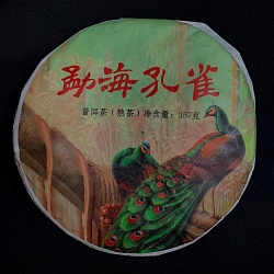 Шу Пуэр, Менхай Кун Тю Шу Ча (Павлин), 2019, 350 гр - 2