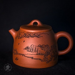 Чайник Глиняный - Кэ Хуа, 230 мл - 2