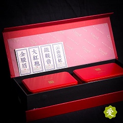 Подарочная коробка, Красная, 2 банки, 180 гр - 4